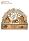 Christmas Arch - 2 Tier Ski Village 45cm