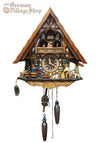 Cuckoo Clock Quartz - Chalet with Arch Balcony