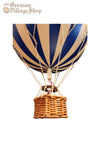 Hot Air Balloon - Medium Blue