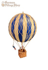Hot Air Balloon - Medium Blue