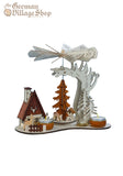 Wooden Christmas Pyramid - 22cm Deer Village