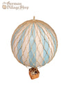 Hot Air Balloon - Medium White Blue