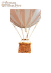 Hot Air Balloon - Medium White Pink
