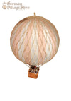 Hot Air Balloon - Medium White Pink