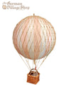 Hot Air Balloon - Medium White Pink