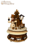 Christmas Music Box - Snowman with Birds (Let it Snow)