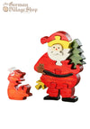 Wooden Puzzle - Santa