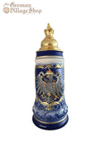 Beer Stein - Blue and Gold