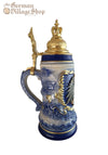 Beer Stein - Blue and Gold