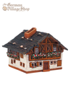 European Clay Smoker - Bavarian minature house