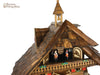 German Cuckoo Clock 1 day mechanical black forest chalet with music and moving beer drinker