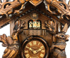 German Cuckoo Clock 8 day mechanical before the hunt scene with music