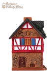 European Clay Smoker - House Red fachwerk (3), Lauterbach (7cm)