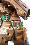 German Cuckoo Clock battery operated black forest chalet with deers