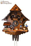 German Cuckoo clock with music and wooden sawyermen