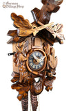 German Cuckoo Clock 1 day mechanical After the hunt scene