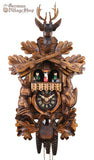 German Cuckoo Clock 1 day mechanical After the hunt scene with music