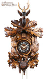German Cuckoo Clock 1 day mechanical After the hunt scene