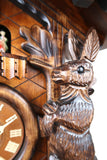 German Cuckoo Clock 8 day mechanical before the hunt scene with music