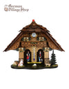 Weather House - Bavarian with small clock
