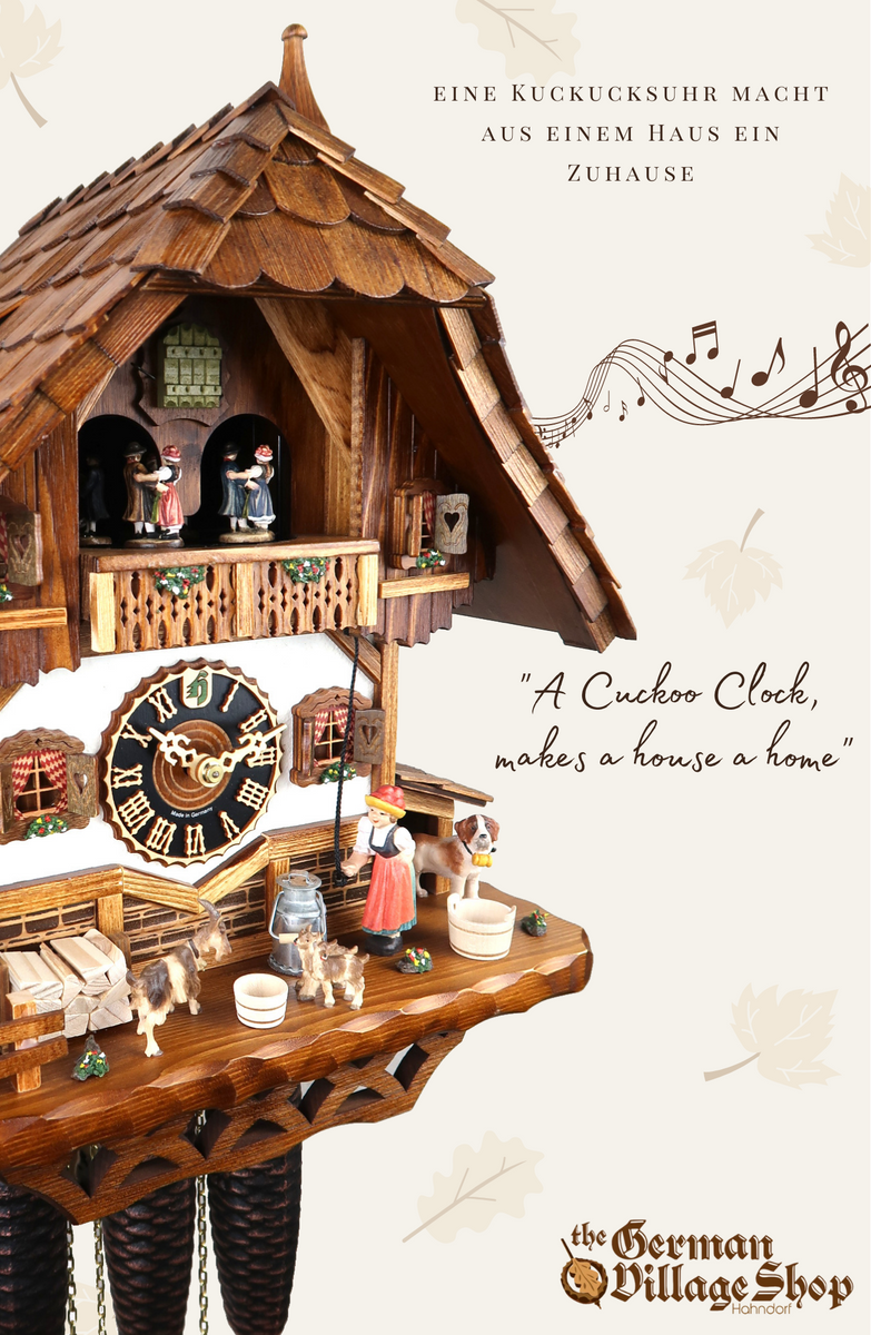 Black Forest Cuckoo Clock (The German Village Shop) | Chalet with bell ...