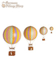 Hot Air Balloon - Medium Pastel Stripe