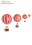 Hot Air Balloon - Small Red