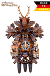 Cuckoo Clock Mechanical 8 Day - Hones painted hunters clock