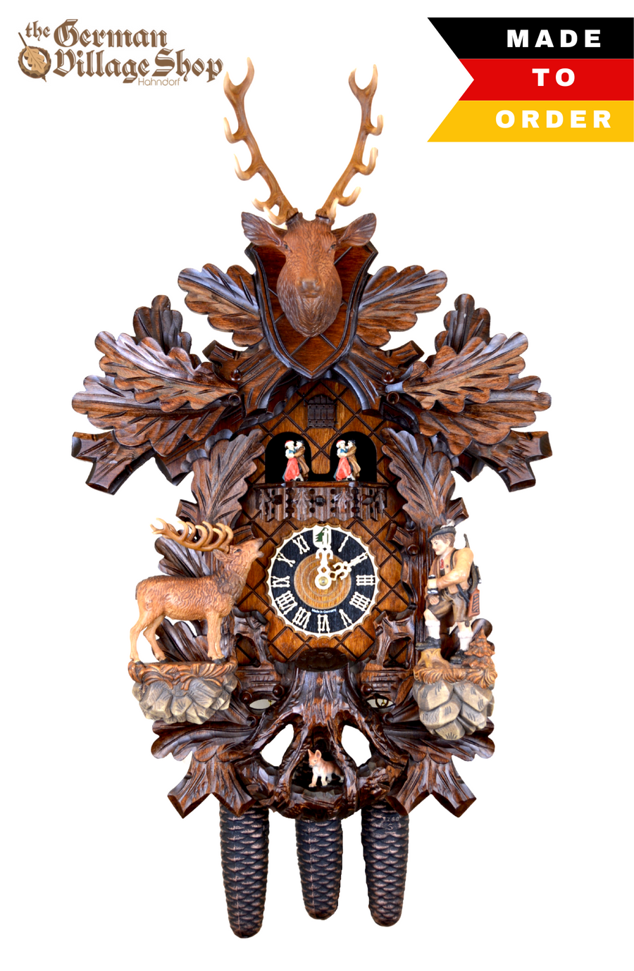 8 Day Mechanical Cuckoo Clocks The German Village Shop Hahndorf