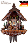 Cuckoo Clock Mechnaical 8 day - Hones large forest chalet with bears