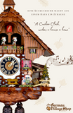 Cuckoo Clock Mechanical 8 Day - Hones standing kissing couple