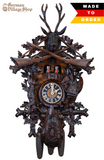 Cuckoo Clock Mechanical 8 Day - Hones ornate after the hunt