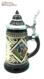 Traditional German beer stein with gold trim and German eagle featured at The German village shop SA