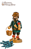 German smokers, Christmas smoker decorations, incense christmas decorations, Rauchermann