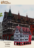 European Clay Smoker - Town Hall, Fulda (9cm)
