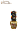 Cow Bell - Brass 21cm Coloured leather strap (farmhouse)