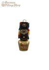 Cow Bell - Brass 12cm Coloured Leather strap (farmhouse)