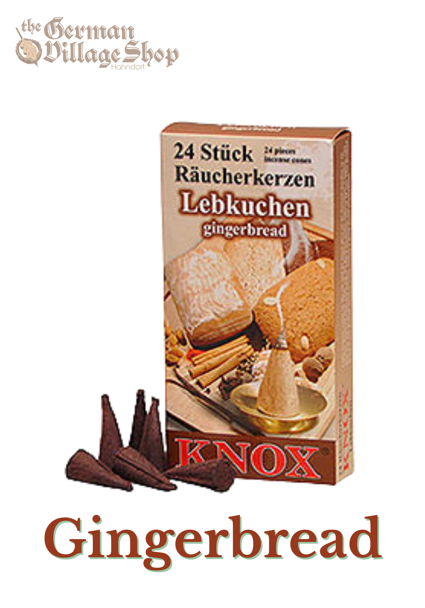 Christmas Smoker Incense Cone (Gingerbread) Christmas Decoration The German Village Shop