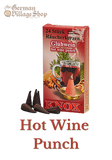 Incense Cones - Large Hot Wine Punch (Gluhwein)
