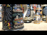 German beer stein with cobalt blue finish and pewter knight lid. featured in The German Village Shop Hahndorf South Australia
