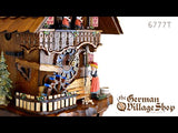 Video of a German Cuckoo Clock 1 day mechanical Hones chalet from the black forest with bell ringer