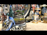 This video features a Traditional German beer stein featuring Neuschwanstein castle and pewter lid. featured in The German Village Shop Hahndorf South Australia