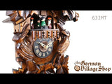 Video of 1 day mechanical traditional cuckoo clock with Coo Coo call with music