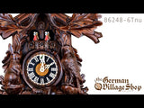 German Cuckoo Clock 8 day mechanical Hones Traditional Cuckoo Clock from the black forest before the hunt scene