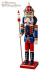 Nutcracker - 36cm Royal Blue and Red King