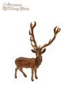 Wooden Figurine - Stag large antlers
