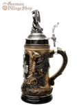 Beer Stein - Pewter Dragon