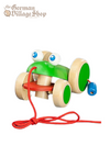 Pull along wooden toy - Frog