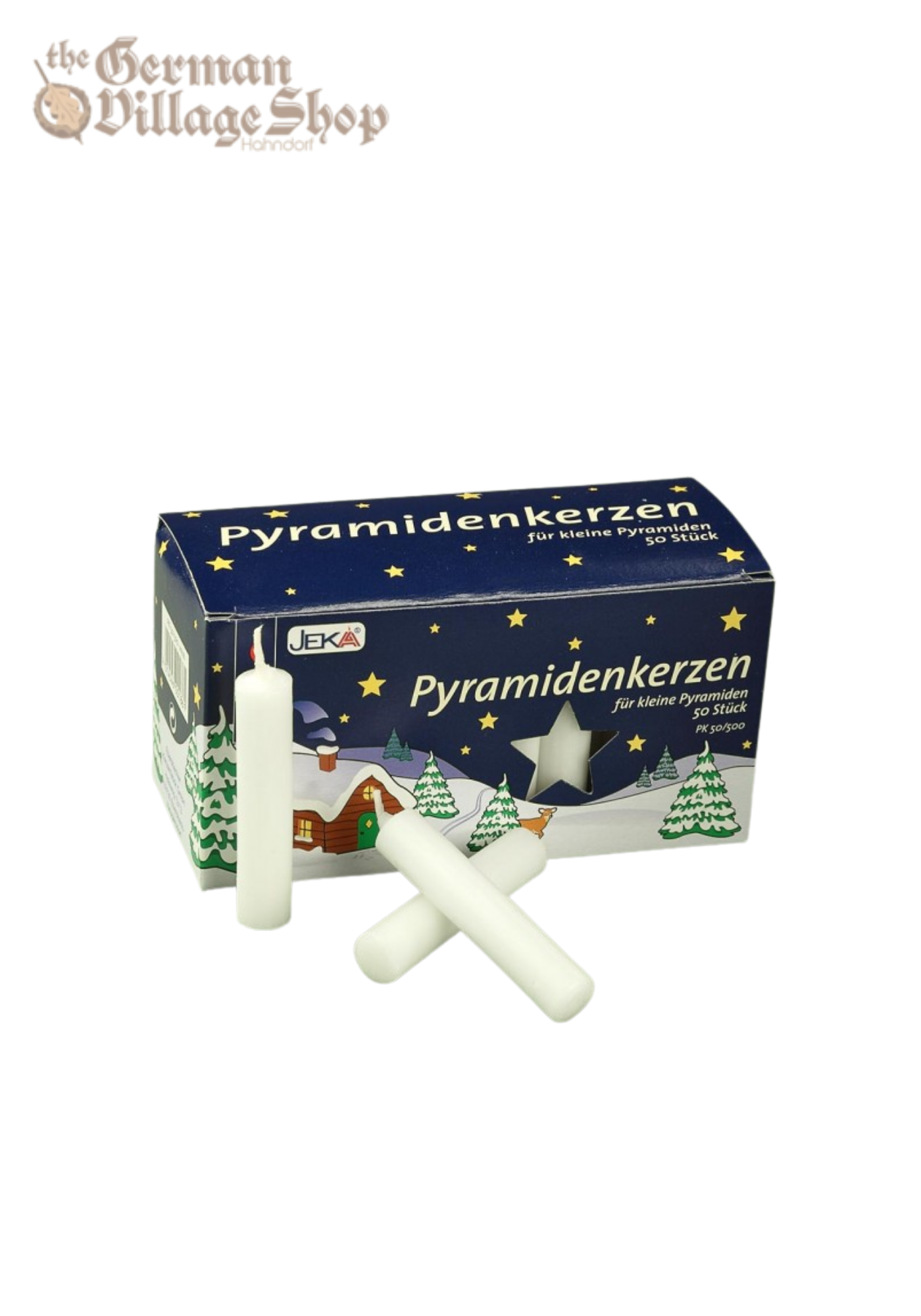 Candle for pyramid (single WHITE) The German Village Shop Hahndorf